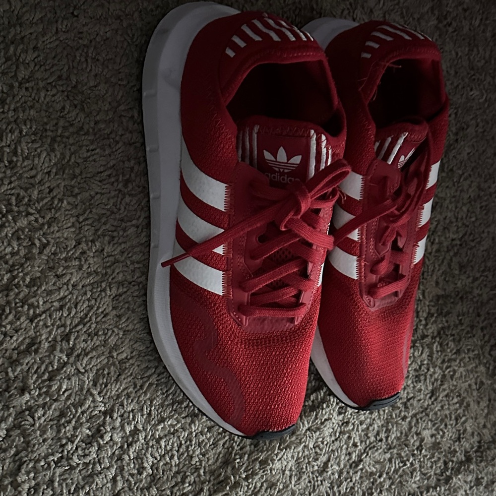 adidas Red and White Men's Sneakers
